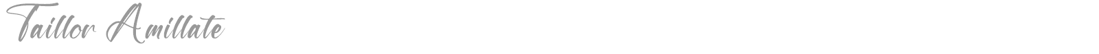Taillor Amillate font preview